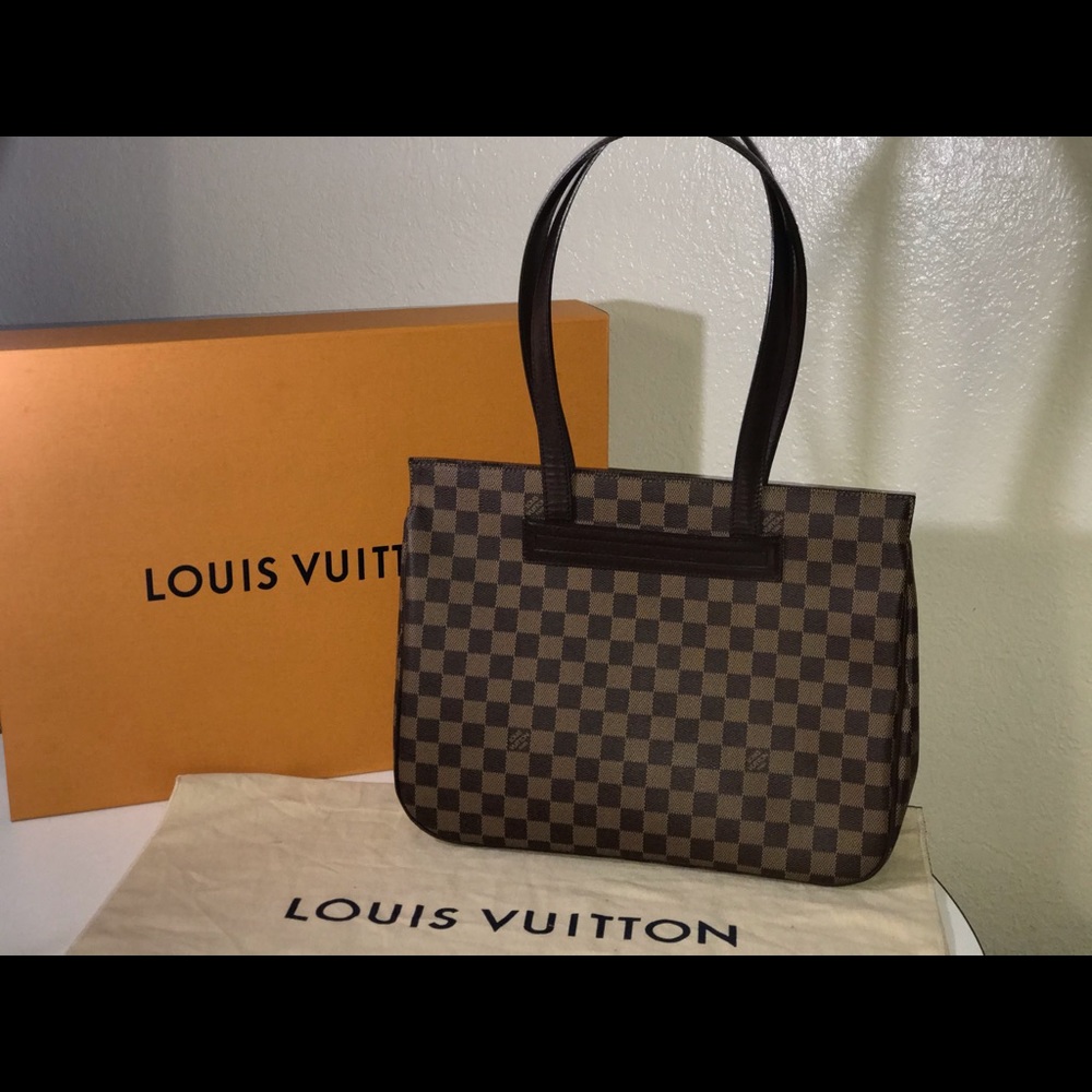 Authentic Louis Vuitton damier ebene shopper tote